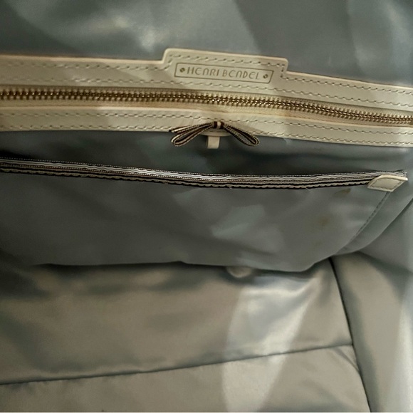 HENRI BENDEL Blue Leather Rivington Convertible Shoulder Bag, Clutch, Crossbody - Picture 10 of 11